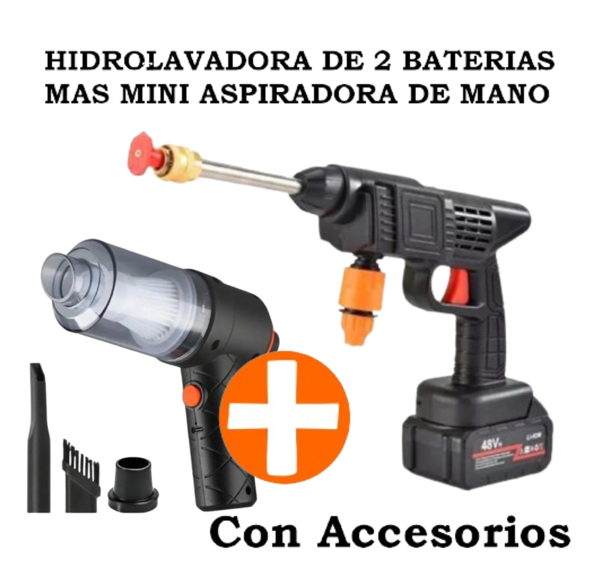 COMBO 2X1! HIDROLAVADORA Y MINI ASPIRADORA NO DEJES PASAR ESTA OFERTA